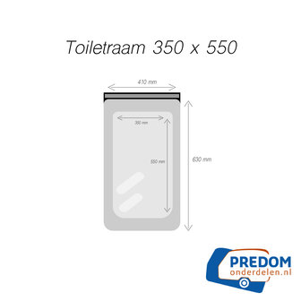 Toiletraam 350/550