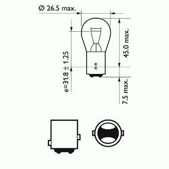 P21+5W/12V Philips