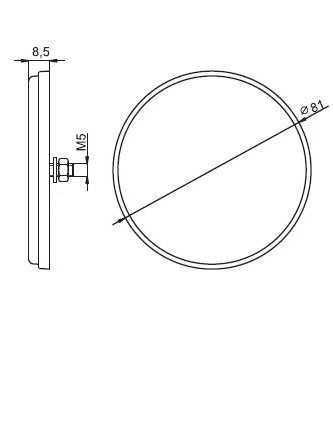 Reflector rond